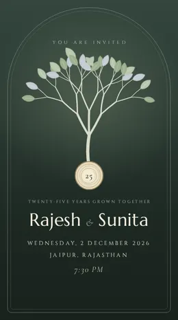 Growing Together invitation template
