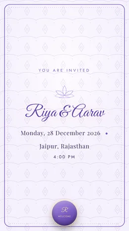 Nanhi Kahani baby shower invitation website template