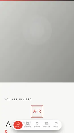 Swiss Minimal wedding invitation website template